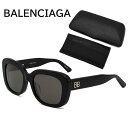 バレンシアガ サングラス メンズ レディース ブランド アイウェア UVカット ユニセックス BALENCIAGA ブラック BB0295SK-001