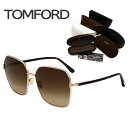 トムフォード サングラス アイウェア ノーズパッド メンズ レディース ブランド UVカット ケース付 プレゼント ギフト TOMFORD FT0839-52F...