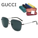 GUCCI グッチ サングラス メンズ レディース ブランド UVカット グレー GG1464SA-001 国内正規品