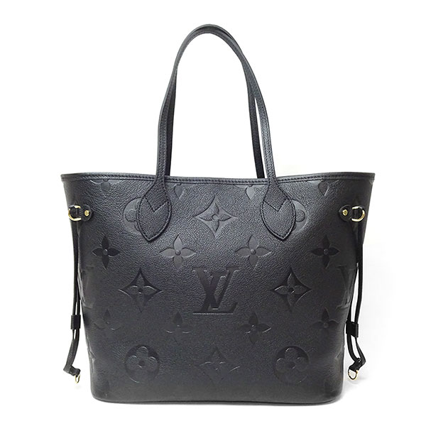 ルイヴィトン バッグ レディース LOUIS VUITTON モノグラムアンプラント ネヴァーフル MM ブラック M45685