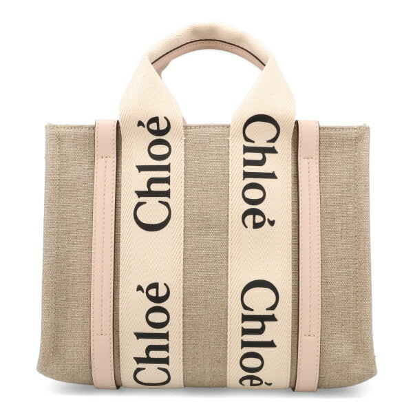 クロエ バッグ レディース Chloe WOODY スモールトート CHC22AS397I26 6J5 セメントピンク