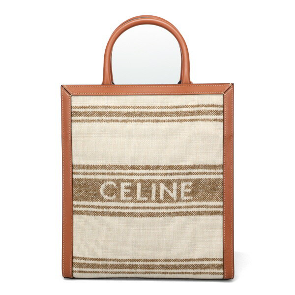 セリーヌ トートバッグ レディース セリーヌ バッグ レディース CELINE スモール バーティカル カバ 19208 2EZ5 18TN ブラウン+ベージュ