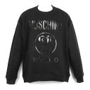 モスキーノ スウェットシャツ メンズ MOSCHINO 1702 5228 A0555 ブラック サイズ50