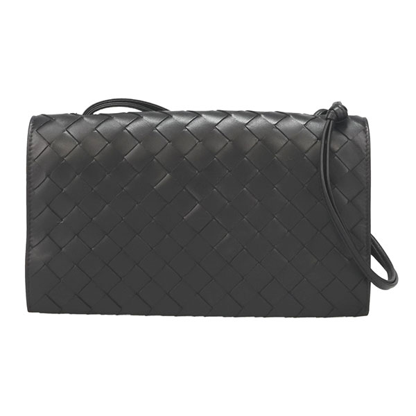 ボッテガヴェネタ バッグ レディース BOTTEGA VENETA トリオポーチ ショルダーバッグ 717435 VCPP3 8425 ブラック