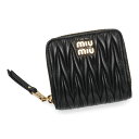 ミュウミュウ 財布（レディース） ミュウミュウ 財布 レディース miumiu マテラッセレザー 5ML522 2FPP NERO ブラック