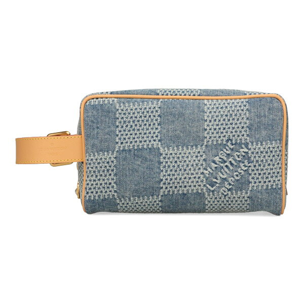 ルイヴィトン バッグ メンズ LOUIS VUITTON ダミエデニム ロッカードップキット ブルー N40753のサムネイル
