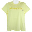 モンクレール Tシャツ レディース MONCLER 8C00006 829HP 10W イエロー サイズXS