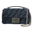 フェンディ バッグ レディース FENDI バゲット チェーン ミディ 8BR793 ALG7 F1HZR ブルー+ブラック