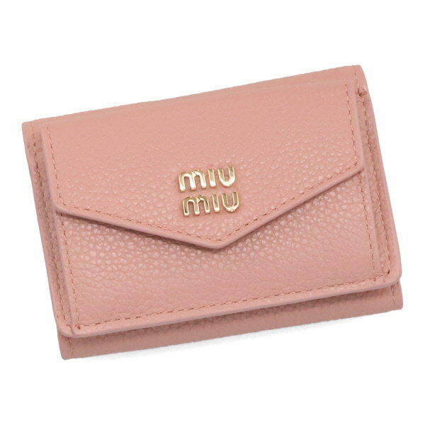 ミュウミュウ 財布 レディース MIUMIU ヴィッテロダイノレザー 財布 5MH021 ADT7 F0615 ORCHIDEA オーキッドピンク