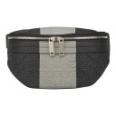 フェラガモ バッグ メンズ FERRAGAMO ボディバッグ 241489 ブラック+ライトグレー