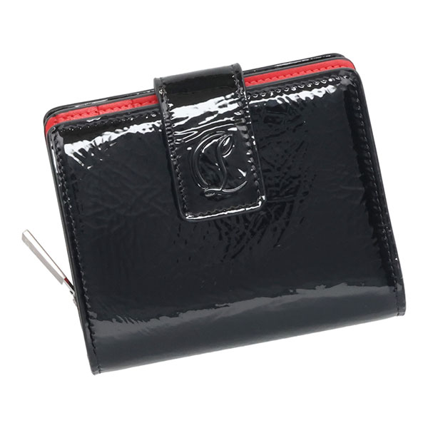 クリスチャンルブタン 財布 レディース Christian Louboutin ルビ54 コンパクトウォレット 1255100 BK01 ブラック