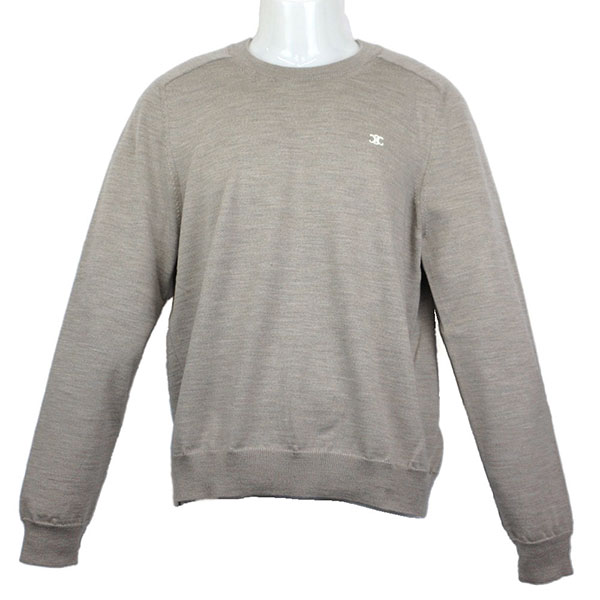 セリーヌ ニット メンズ CELINE クルーネックセーター 2AH80322U 18LT ライトトープ サイズXL(4)