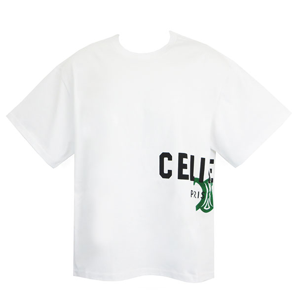 極美品 CELINE セリーヌ Tシャツ グリーン レディース 楽天市場】グリーン（ブランドセリーヌ）（Tシャツ・カットソー