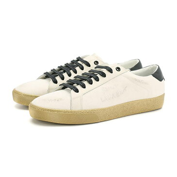 サンローラン パリ スニーカー レディース SAINT LAURENT PARIS 566211 GUPE0 9371 クリーム 39 26.0cm