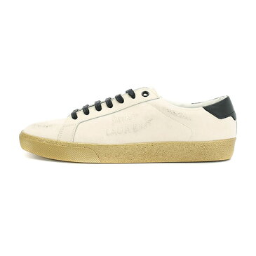 サンローラン パリ スニーカー レディース SAINT LAURENT PARIS 566211 GUPE0 9371 クリーム 39 26.0cm