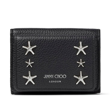 ジミーチュウ 財布 レディース JIMMY CHOO スタースタッズ NEMO UUF 202 ブラック/シルバー