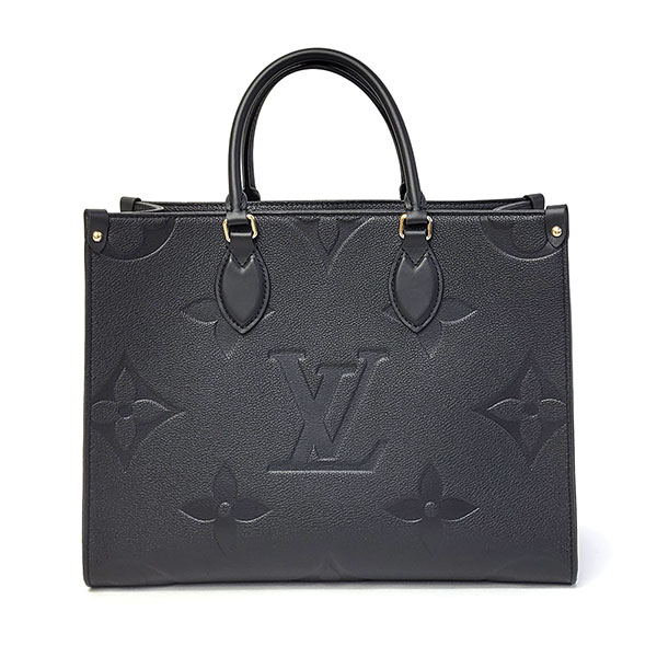ルイヴィトン バッグ レディース LOUIS VUITTON モノグラムアンプラント オンザゴーMM ブラック M45595