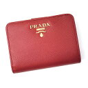 プラダ 財布 レディース PRADA 1ML018 SAFFIANO METAL FUOCO レッド