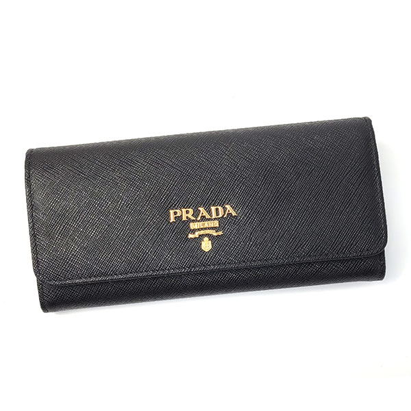 プラダ 革長財布 レディース プラダ 財布 レディース PRADA サフィアーノレザー 1MH132 QWA F0002 NERO ブラック