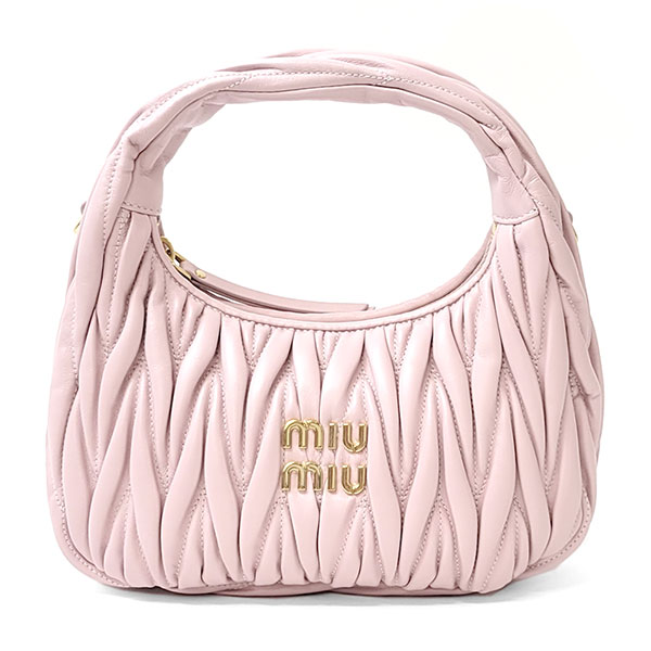 ミュウミュウ バッグ レディース MIUMIU ミュウ ワンダー マテラッセ 5BC125 N88 ALABASTRO アラバスターピンクのサムネイル