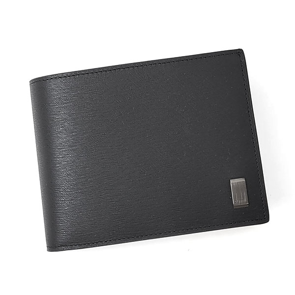 ダンヒル 二つ折り財布（メンズ） ダンヒル 財布 メンズ DUNHILL サイドカーガンメタル 19F2F32SG ブラック