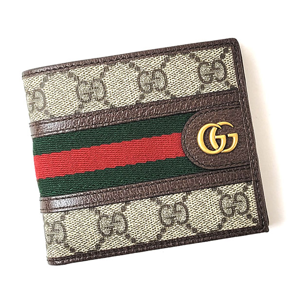 グッチ 財布 メンズ GUCCI オフィディア コインウォレット 597609 96IWT 8745 ベージュ+ブラウン