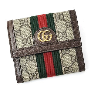 グッチ 財布 レディース GUCCI オフィディア 523173 96IWG 8745 ベージュ+ブラウン