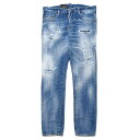 DSQUARED2 / ディースクエアードSKATER JEANスケータージーン ヴィンテージウォッシュクラッシュ＆リペアデニム S71LB1121 73322001023