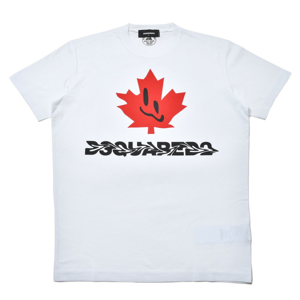 DSQUARED2 / ディースクエアードコットンロゴプリントS/Sカットソー S74GD0951 72121002023