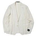 【30】TAGLIATORE / タリアトーレDAKARダカール シルクリネンバスケットソリッド2Bジャケット 03UEG110 77021005011