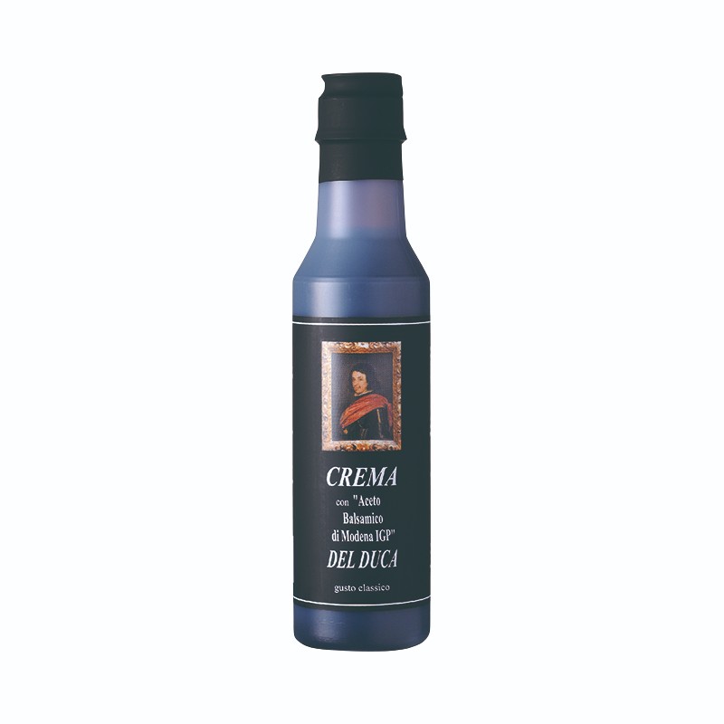 Crema con "Aceto Balsamico di Modena I.G.P." del Duca バルサミコを煮詰める手間を省いた便利なバルサミコクリームです。 バルサミコを煮詰めたときの甘さと、バルサミコ本来の程良い酸味、香り高くまろやかな風味は食欲をそそります。肉、魚料理のソースとして、サラダに合わせてドレッシングとして、チーズやアイスクリーム、フルーツと一緒に、など幅広くお使い頂ける1本です。 開閉しやすいソフトボトルに入っているので、お好きな量だけをすぐに絞ることができます。注ぎ穴が小さめなので、お皿にデコレーションをすることも可能です。 【保存方法】 直射日光を避けて常温で保存してください。 ※開封後は冷蔵庫で保管し、お早めにご使用ください。 ＜ADRIANO GROSOLI＞ アチェート・バルサミコ。またの名を“アチェート・ディ・ドゥーカ”（侯爵の酢）とも呼ばれ、世界中の酢のなかで最も気品があると形容されています。艶やかな暗褐色の液体からは深いアロマと濃厚な味わいが広がり、料理をたちどころに深みのある味わいへと変貌させる「旨みのエッセンス」です。 その生産地や製造方法はイタリアの法律で厳格に定められています。モデナ地区とレッジョ・エミリア地区で作られたものだけがアチェート・バルサミコと呼ばれます。 アドリアーノ・グロソリ社は、1891年に前身の食品専門会社を創設。その後1974年にバルサミコ酢の専門会社となりました。先進の製造技術を取り込みながらも、昔ながらの伝統的な製法を活かしたバルサミコ酢造りを行っています。 &nbsp; メーカー アドリアーノ・グロソリ ADRIANO GROSOLI 名称 バルサミコソース 開封前温度帯 常温 内容量 250ml 原材料 バルサミコ酢、濃縮葡萄果汁、ワインヴィネガー、砂糖／増粘剤（加工でんぷん）、カラメル色素、酸化防止剤（亜流酸塩） 原産国 イタリア 〜ご利用いただけるシーン〜 季節のご挨拶 御正月 お正月 御年賀 お年賀 御年始 母の日 父の日 初盆 お盆 御中元 お中元 お彼岸 残暑御見舞 残暑見舞い 敬老の日 寒中お見舞 クリスマス クリスマスプレゼント お歳暮 御歳暮 春夏秋冬 日常の贈り物 御見舞 退院祝い 全快祝い 快気祝い 快気内祝い 御挨拶 ごあいさつ 引越しご挨拶 引っ越し お宮参り御祝 志 進物 長寿のお祝い 61歳 還暦（かんれき） 還暦御祝い 還暦祝 祝還暦 華甲（かこう） 祝事 合格祝い 進学内祝い 成人式 御成人御祝 卒業記念品 卒業祝い 御卒業御祝 入学祝い 入学内祝い 小学校 中学校 高校 大学 就職祝い 社会人 幼稚園 入園内祝い 御入園御祝 お祝い 御祝い 内祝い 金婚式御祝 銀婚式御祝 御結婚お祝い ご結婚御祝い 御結婚御祝 結婚祝い 結婚内祝い 結婚式 引き出物 引出物 引き菓子 御出産御祝 ご出産御祝い 出産御祝 出産祝い 出産内祝い 御新築祝 新築御祝 新築内祝い 祝御新築 祝御誕生日 バースデー バースディ バースディー 七五三御祝 753 初節句御祝 節句 昇進祝い 昇格祝い 就任 弔事 御供 お供え物 粗供養 御仏前 御佛前 御霊前 香典返し 法要 仏事 新盆 新盆見舞い 法事 法事引き出物 法事引出物 年回忌法要 一周忌 三回忌、 七回忌、 十三回忌、 十七回忌、 二十三回忌、 二十七回忌 御膳料 御布施 法人向け 御開店祝 開店御祝い 開店お祝い 開店祝い 御開業祝 周年記念 来客 お茶請け 御茶請け 異動 転勤 定年退職 退職 挨拶回り 転職 お餞別 贈答品 粗品 粗菓 おもたせ 菓子折り 手土産 心ばかり 寸志 新歓 歓迎 送迎 新年会 忘年会 二次会 記念品 景品 開院祝い プチギフト お土産 ゴールデンウィーク GW 帰省土産 バレンタインデー バレンタインデイ ホワイトデー ホワイトデイ お花見 ひな祭り 端午の節句 こどもの日 スイーツ スィーツ スウィーツ ギフト プレゼント お返し 御礼 お礼 謝礼 御返し お返し お祝い返し 御見舞御礼 ここが喜ばれます 個包装 上品 上質 高級 お取り寄せスイーツ おしゃれ 可愛い かわいい 食べ物 銘菓 お取り寄せ 人気 食品 老舗 おすすめ インスタ インスタ映え こんな想いで… ありがとう ごめんね おめでとう 今までお世話になりました　いままで お世話になりました これから よろしくお願いします 遅れてごめんね おくれてごめんね こんな方に お父さん お母さん 兄弟 姉妹 子供 おばあちゃん おじいちゃん 奥さん 彼女 旦那さん 彼氏 先生 職場 先輩 後輩 同僚煮詰める手間を省いた便利なバルサミコクリーム