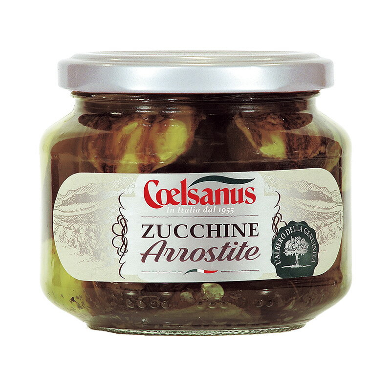 【 チェルサヌス ズッキーニ ・アッロスティーティ・ひまわり油漬け 330g ( 固形量194g ) 】 焼きズッキーニ ・ オイルづけ ひまわり油 瓶 瓶詰 イタリア イタリアン アンティパスト つまみ おつまみ 前菜 スパゲッティ パスタ ピッツァ ピザ イタリア食材 イタリア食品のサムネイル