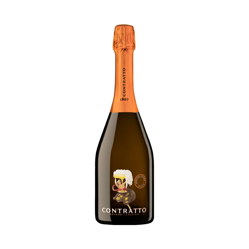 Rakuten - コントラット / リゼルヴァ スペシャル キュヴェ パドゼ 2013 度数 12.5% 750ml 白 スパークリングワイン フルボディ 辛口 ピエモンテ ピノ ネーロ シャルドネ VSQ イタリア スパークリング ワイン イタリアワイン 希少レアワイン 酒 泡 高級ワイン 高級酒