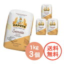 【 CAPUTO カプート セモラ・リマチナータ 1kg × 3 】3個 送料無料 3kg セモリナ 小麦粉 パスタ ニョッキ 打ち粉 スパゲッティー スパゲッティーニ 生パスタ 製菓 製パン スイーツ クリスマス バレンタイン 高級パスタ