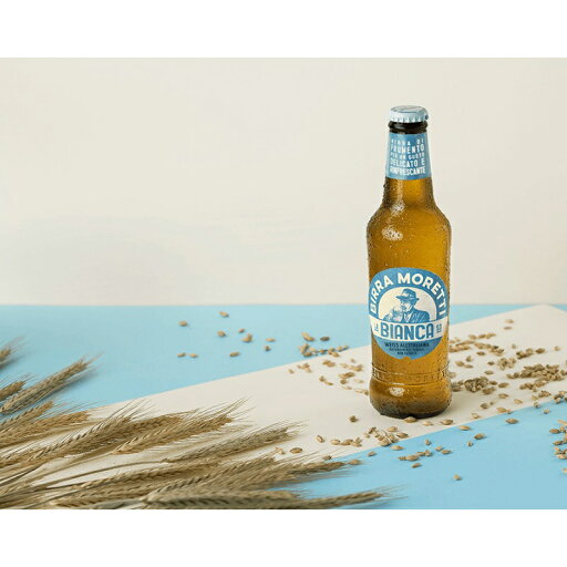【 モレッティ ラ・ビアンカ 瓶 330ml 】イタリアビールシェア ナンバーワン ! イタリアビール イタリア クラシックビール 海外ビール ホワイトビール 白ビール 海外 ご当地 BEER モレッティ おしゃれ 父の日 高級ビール 輸入ビール