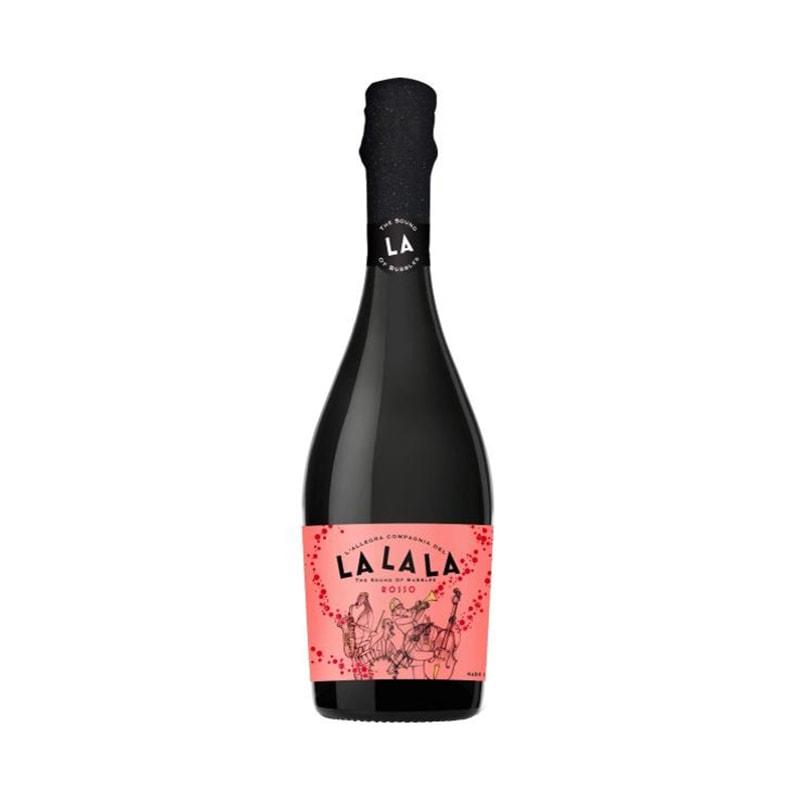 Rakuten - テッレ チェヴィコ / “ ラララ ” スプマンテ ロッソ 度数10.5% 750ml 赤スパークリングワイン ミディアムボディ やや辛口 エミリア＝ロマーニャ ランブルスコ イタリア ワイン 赤 イタリアワイン スプマンテ 微発泡 フルーティ カジュアルワイン ギフト プレゼント