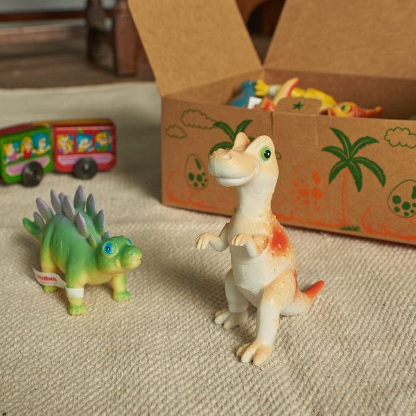 Rakuten - 雑貨 PVC アマブロ amabro CARTOON DINOSAUR カートゥーンダイナソー 恐竜 おもちゃ フィギュア 玩具 トイ キッズ 子供部屋 カラフル プレゼント ギフト #74020