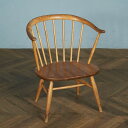 アーコール ERCOL ヴィンテージ スモーカーズ ローチェア レア カウホーン 低座面 英国 ウィンザー アームチェア ラウンジチェア #74392