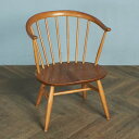 アーコール ERCOL ヴィンテージ スモーカーズ ローチェア レア カウホーン 低座面 英国 ウィンザー アームチェア ラウンジチェア #74401