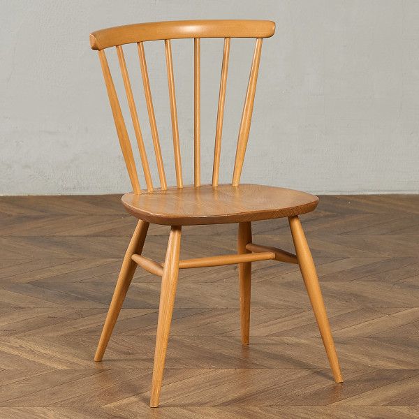 Rakuten - 椅子・ソファ イギリス エルム アーコール ERCOL ヴィンテージ ボウトップチェア レア ercol 英国 ダイニングチェア ボウバック ファンバック ウィンザー 木製 椅子 #79462