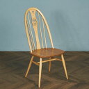 アーコール ERCOL スワンバックチェア ラウンドメタルラベル Ercol スワンバック チェア ヴィンテージ ダイニングチェア ウィンザーチェア 椅子 スワ...