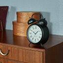 NeXtime ネクスタイム Table Amsterdam Clock 時計 目覚まし時計 置き時計 テーブルクロック ブラック 黒 レトロ アナログ時計 ギ...