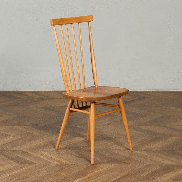 椅子・ソファ イギリス エルム アーコール ERCOL スティックバック ハイバックチェア ercol チェア ヴィンテージ 英国 ハイバック ウィンザー ダイニングチェア 木製 椅子 #89731