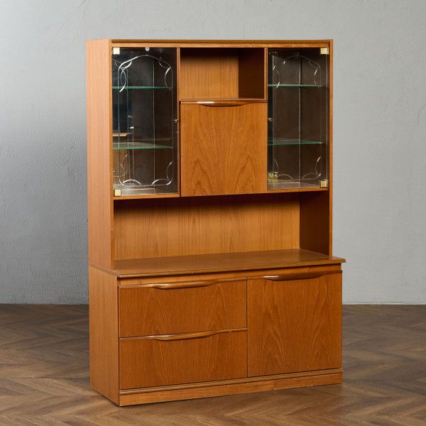 A Quinn (Sales) Ltd ヴィンテージ ウォールユニット IZ89926E★ 英国 食器棚 飾り棚 キャビネット チー..