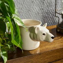 MEELARP CERAMIC ミーラープセラミック LIFELIKE MUG ポーラーベア ライフライクマグ 白熊 しろくま マグカップ ペン立て プラントポ...