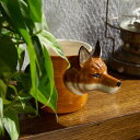 MEELARP CERAMIC ミーラープセラミック LIFELIKE MUG フォックス ライフライクマグ キツネ FOX マグカップ ペン立て プラントポッ...