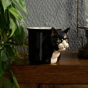 MEELARP CERAMIC ミーラープセラミック LIFELIKE MUG ブラックキャット ライフライクマグ 黒猫 ねこ マグカップ ペン立て プラントポ...