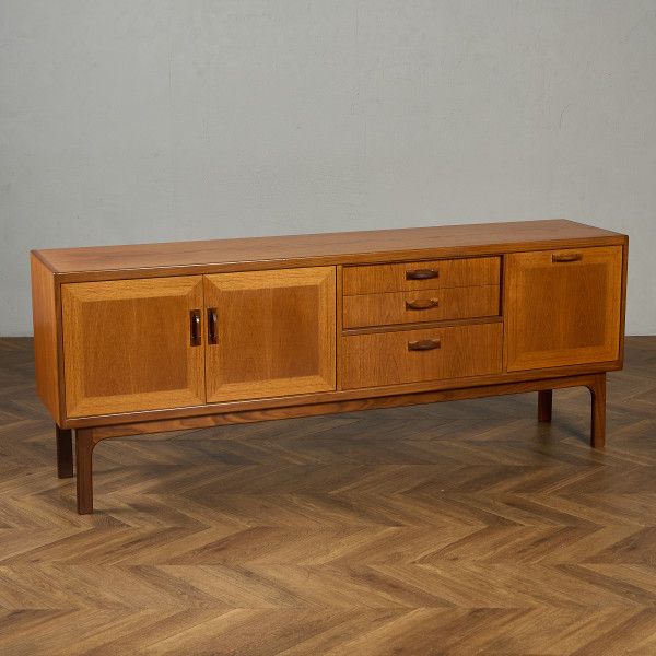 ジープラン G-PLAN sierra サイドボード IZ94083C★ チーク 英国 ヴィンテージ 収納 カップボード 食器棚 キャビネット W2060mm 木製 シエラ #94083