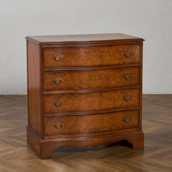 Cameo Furniture 4段 チェスト IZ95457E★ 英国 クラシック ウォールナット 洋タンス 引き出し ドロワー イギリス アンティーク スタイル #95457