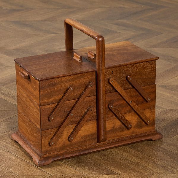 イギリス アンティーク ソーイングボックス　ヴィンテージ　ビンテージ　裁縫箱 イギリスアンティーク ソーイングボックス 裁縫箱 | Bonny Bee